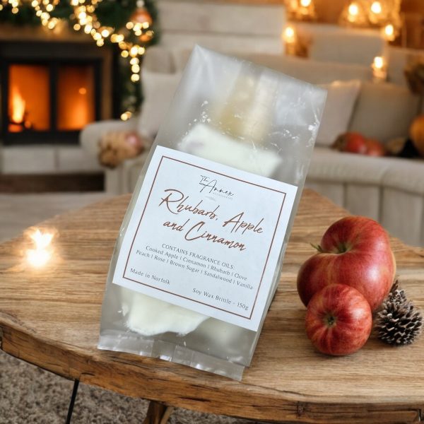 Rhubarb, Apple & Cinnamon 150g Wax Brittle